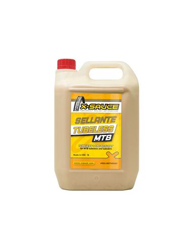 LIQUIDO SELLANTE X-SAUCE BIDON 5 LITROS TUBELESS