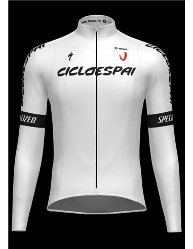 MAILLOT CICLOESPAI FUOCO BLANCO