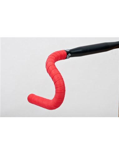 CINTA MANILLAR BIKERIBBON NEW CORK GEL ROJO