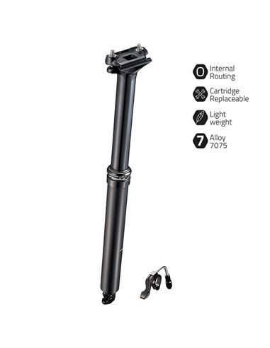 TIJA TELESCOPICA TRANZX CABLE INTERNO 31.6X459MM 150MM