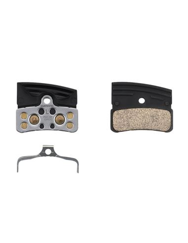 PASTILLAS DISCO SHIMANO METALICAS P04C CON ALETA Y RESORTE