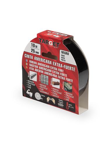CINTA LLANTA TUBELESS TARGET 10M X 25MM