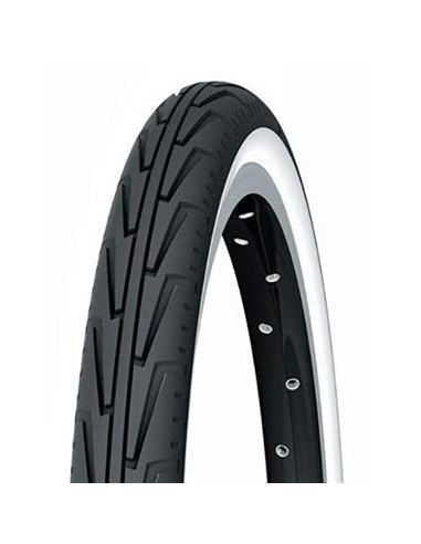 CUBIERTA 20X1 3/8 CITY MICHELIN NEGRA/BLANCA A/R