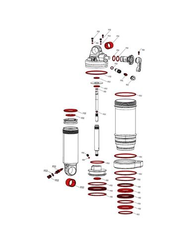 ROCK SHOX REC KIT MANTENIMIENTO COMPLETO MONARCH AUTOSAG