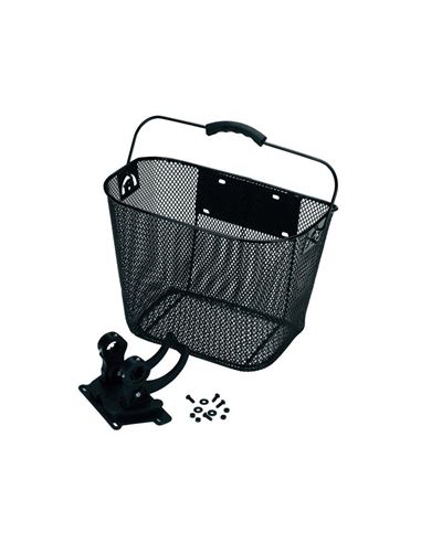 CESTA FIJACION MANILLAR A CLIP, NEGRO