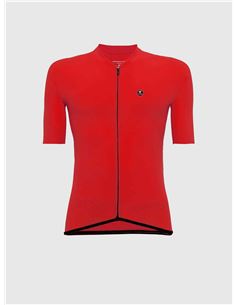 MAILLOT CICLISMO PISSEI PRIMA PELLE MANGA CORTA ROJO T.L