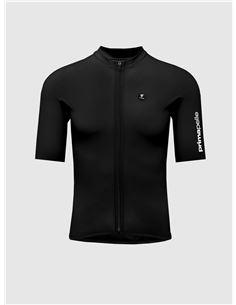 MAILLOT CICLISMO PISSEI PRIMA PELLE MANGA CORTA NEGRO