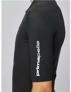 MAILLOT CICLISMO PISSEI PRIMA PELLE MANGA CORTA NEGRO 2