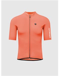 MAILLOT CICLISMO PISSEI PRIMAPELLE LTD MANDARINA MANGA CORTA