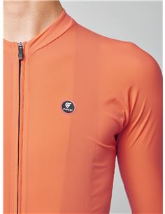 MAILLOT CICLISMO PISSEI PRIMAPELLE LTD MANDARINA MANGA CORTA 2