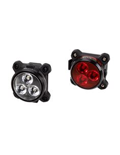 JUEGO LUCES ELTIN DELANTERA 120 LUMENS Y TRASERA 20 LUMENS