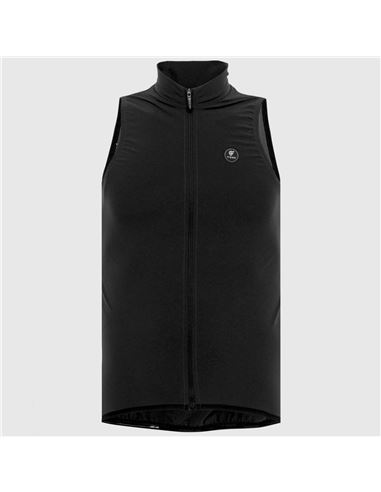 CHALECO PISSEI PRIMAPELLE NEGRO CORTAVIENTOS CICLISMO