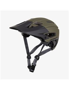 CASCO MTB HEY! VERDE OLIVA MATE Y NEGRO 2