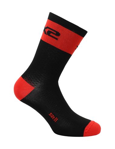 CALCETINES CORTOS SIX2 BREATHFIT SOCKS® BLACK/RED 36-39