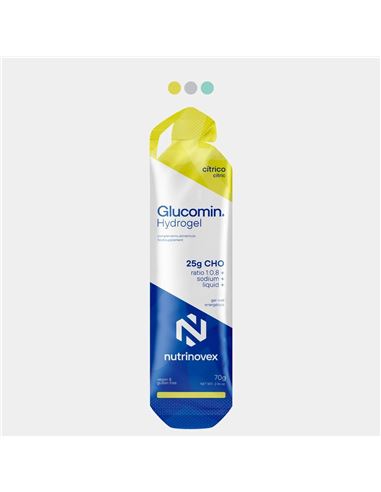 GLUCOMIN HYDROGEL NUTRINOVEX 25GR CHO SABOR CITRICO
