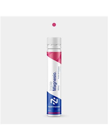TRIPLE MAGNESIO NUTRINOVEX 250MG SABOR FRUTOS DEL BOSQUE