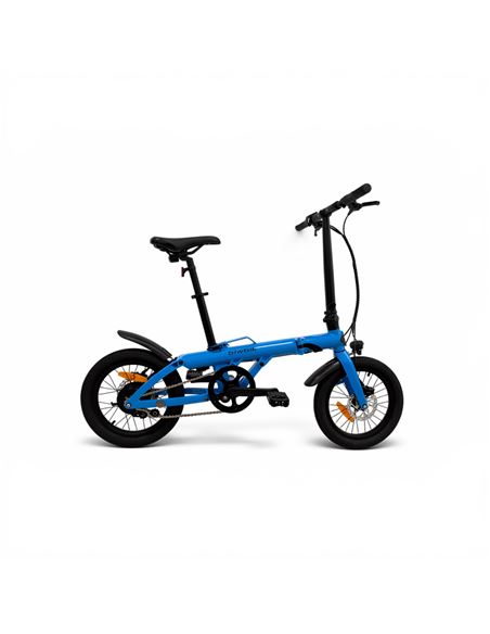 BICICLETA ELECTRICA PLEGABLE 16" BIWBIK RUBUS AZUL