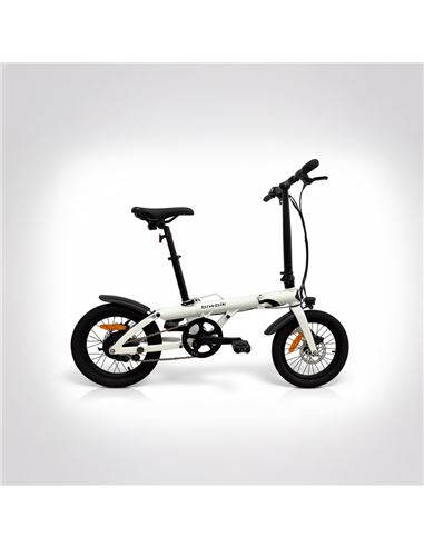 BICICLETA ELECTRICA PLEGABLE 16" BIWBIK RUBUS BLANCA