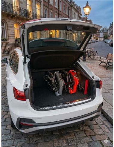 BICICLETA ELÉCTRICA PLEGADA MALETERO BIWBIK RUBUS 16 PULGADA