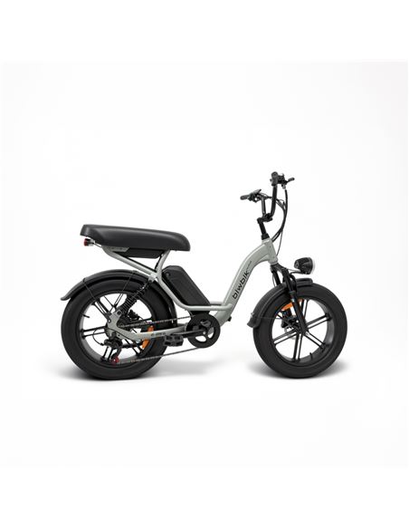 BICICLETA ELECTRICA URBANA BIWBIK ALPHA 20" 648WH FAT GRIS