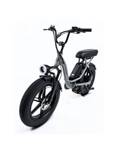 BICICLETA ELECTRICA URBANA BIWBIK ALPHA 20" 648WH FAT GRIS 2