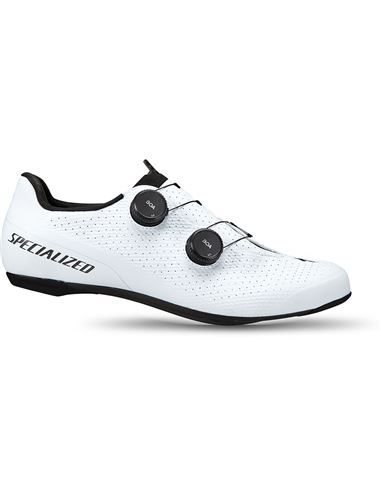 Zapatillas Specialized Torch 3.0 blancas con doble cierre BOA y suela de carbono para carretera.jpg