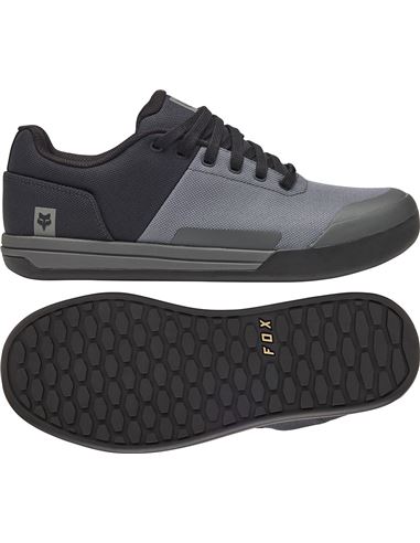 Zapatillas Fox Racing Union Canvas gris para MTB con pedales planos y suela Ultratac™.jpg