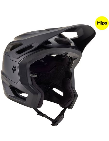 Casco Fox Racing Dropframe Pro negro para MTB con MIPS®, BOA® y cobertura 3-4.jpg