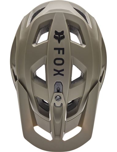 VISTA-SUPERIOR-CASCO FOX RACING SPEEDFRAME SOLID VERDE
