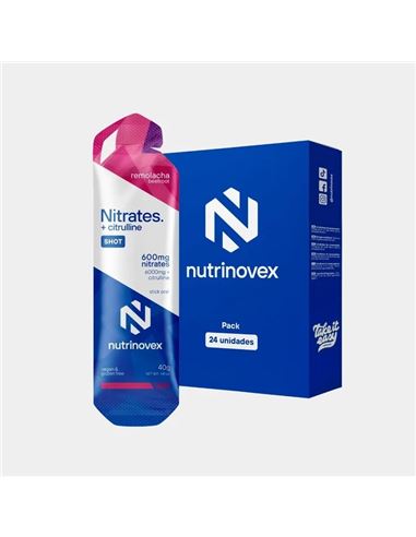 GEL NUTRINOVEX SHOT NITRATES 600MG + 6000MG CITRULLINE 40GR.