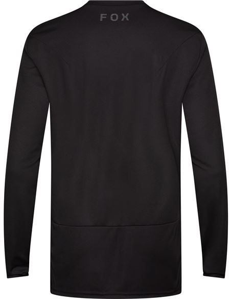 ESPALDA JERSEY DE MANGA LARGA FOX RANGER FOX HEAD NEGRO MTB