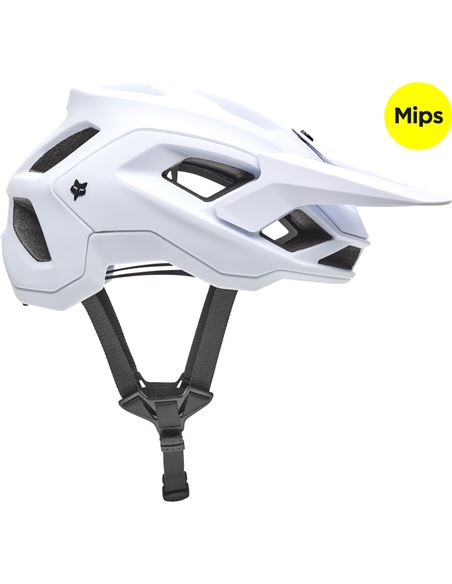 LATERAL CASCO FOX RACING SPEEDFRAME SOLID BLANCO PARA MTB