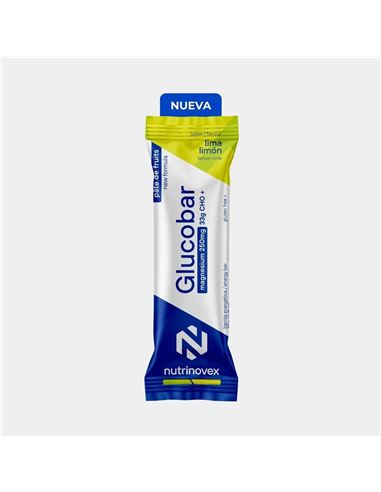 BARRITAS NUTRINOVEX GLUCOBAR MAGNESIO 250MG LIMA LIMON