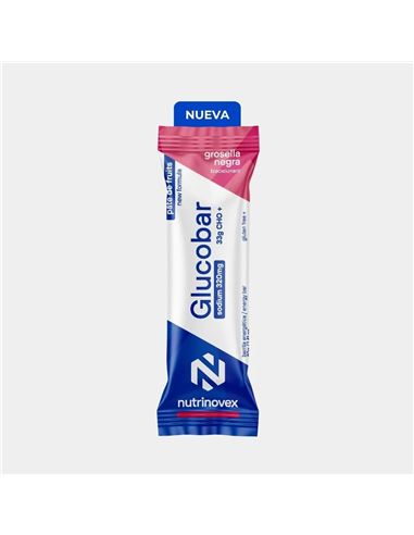 BARRITAS NUTRINOVEX GLUCOBAR CON SODIO 320MG. GROSELLA