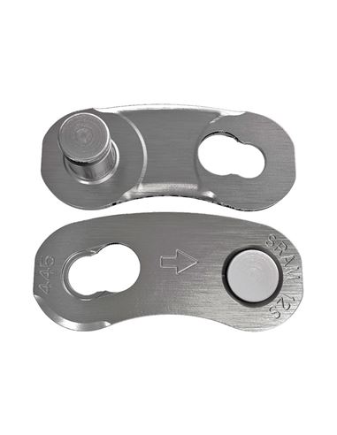 SRAM CONECTOR CADENAS ESLABON POWERLOCK PLATA 12V (4UDS.)