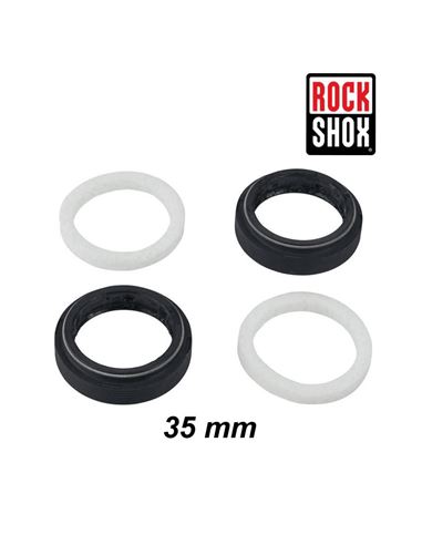 KIT RETENES ROCK SHOX CON GUARDAPOLVOS 35MM 17