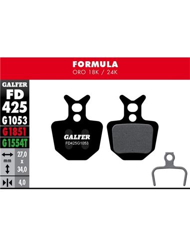 PASTILLAS DISCO FORMULA ORO GALFER STANDARD