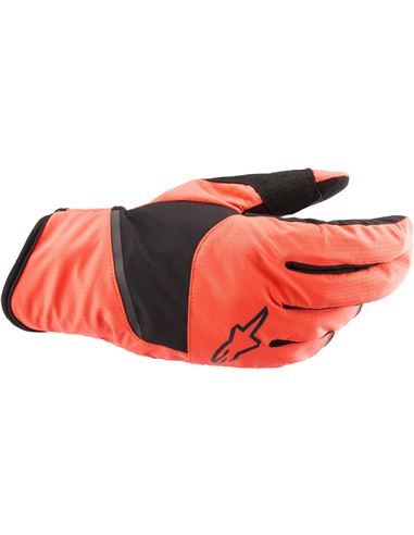 GUANTES ALPINESTARS TAHOE WP CORAL FLUOR/NEGRO T.L