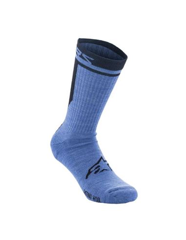 CALCETINES ALPINESTARS MERINO 24 AZ/NEG T.M