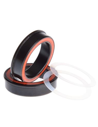 CAZOLETAS BB PRESS FIT 4130 - STEEL - BLACK RACE / RED SEAL